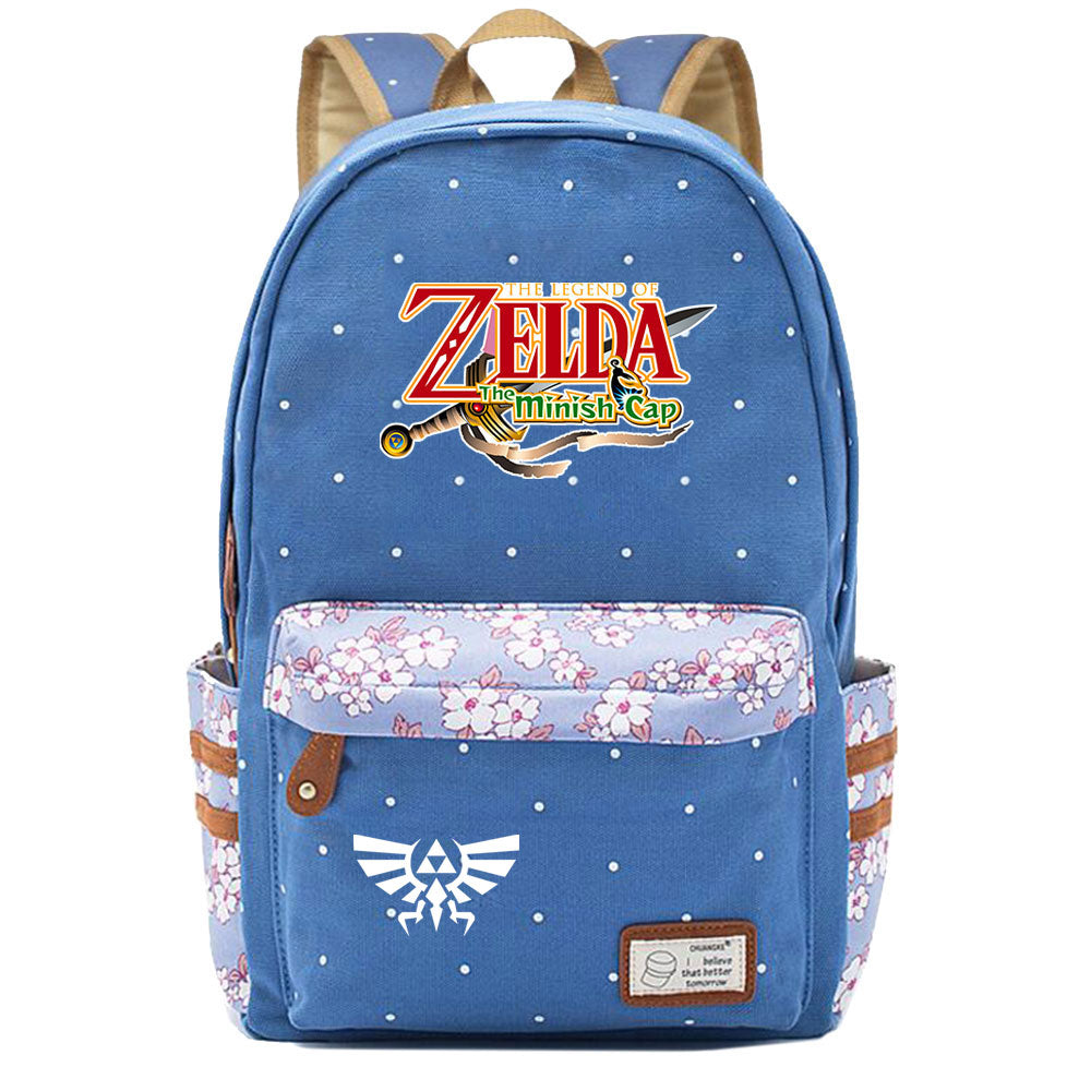 Zelda Fashion Canvas Travel Backpack School Bag