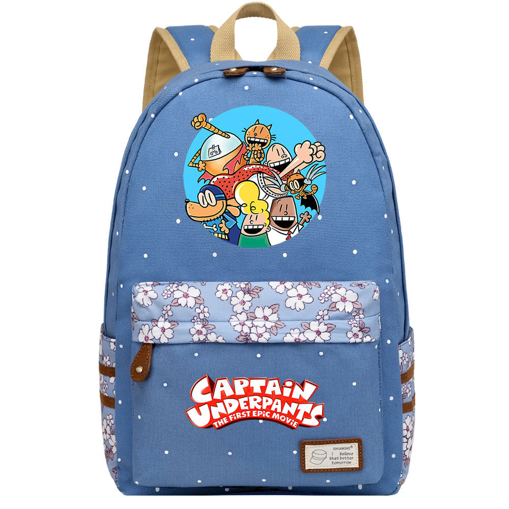 Captain Underpants Fashion Canvas Travel Backpack School Bag