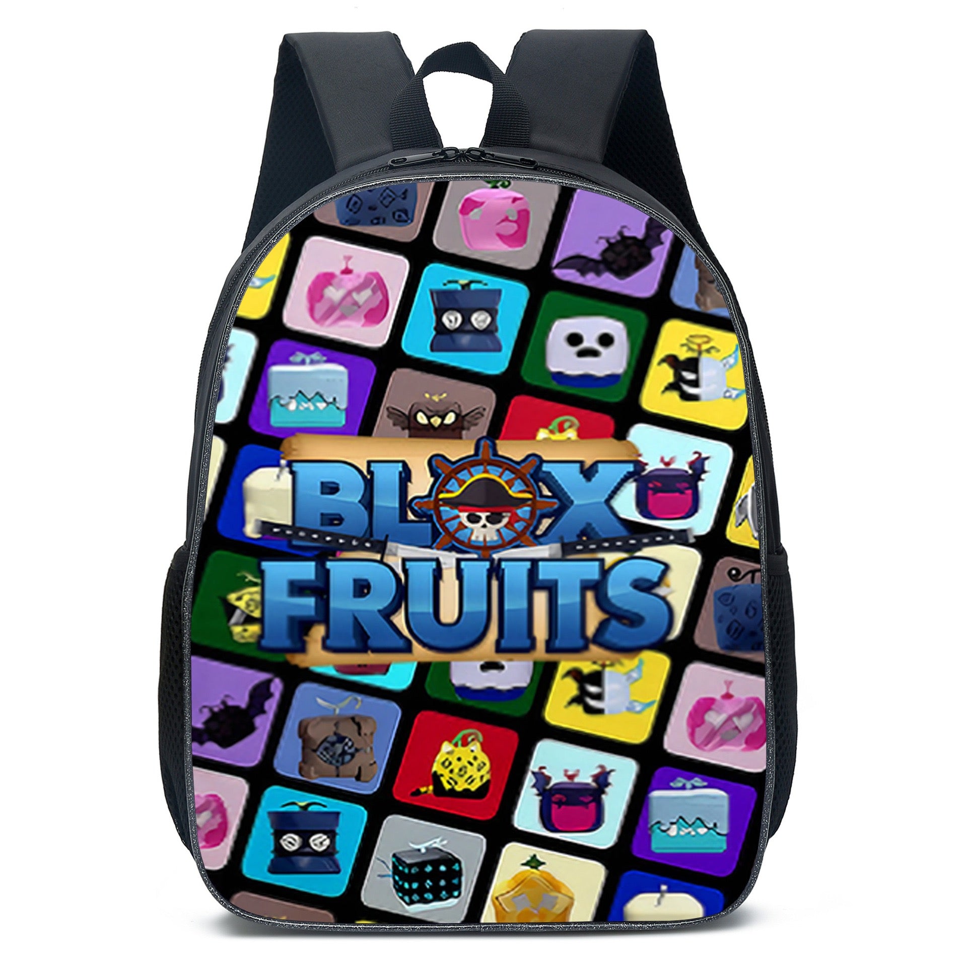 Blox Fruits Backpack School Sports Bag for Kids Boy Girl Kindergarten
