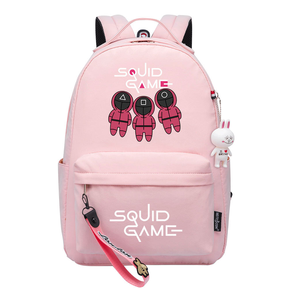 Squid Game Backpack Shoolbag Notebook Bag Gifts for Kids Students
