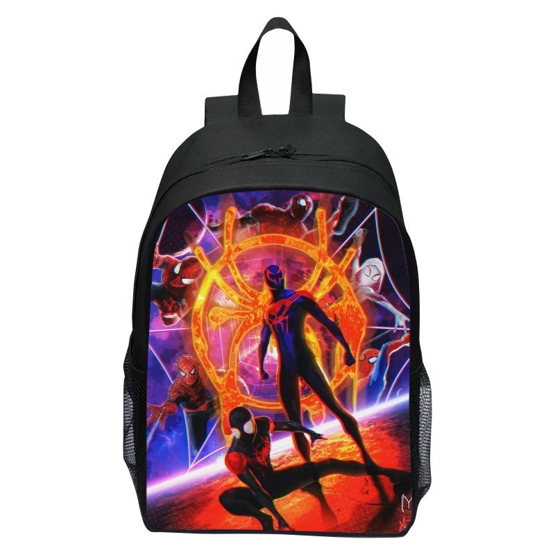 Spider Man  Across the Spider Verse  Backpack School Sports Bag for Kids Boy Girl
