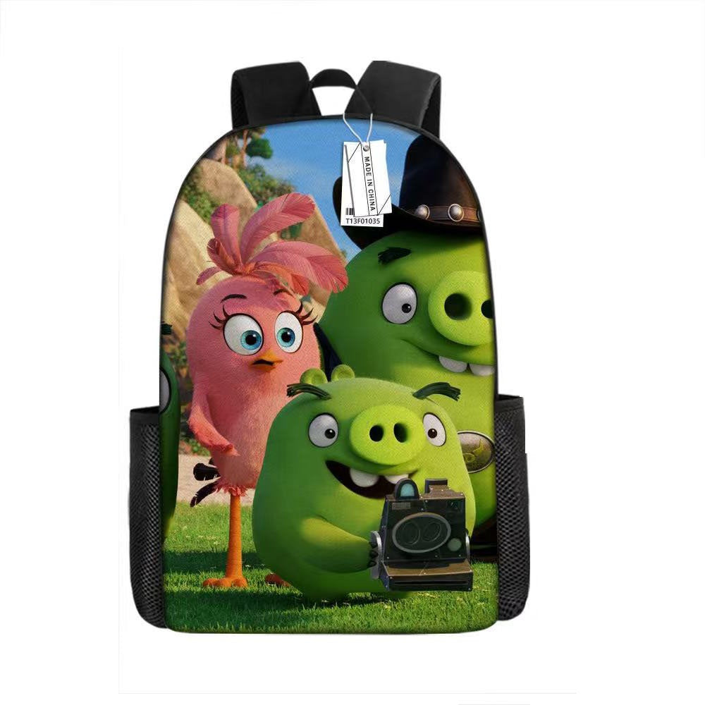 Angry Birds Backpack School Sports Bag