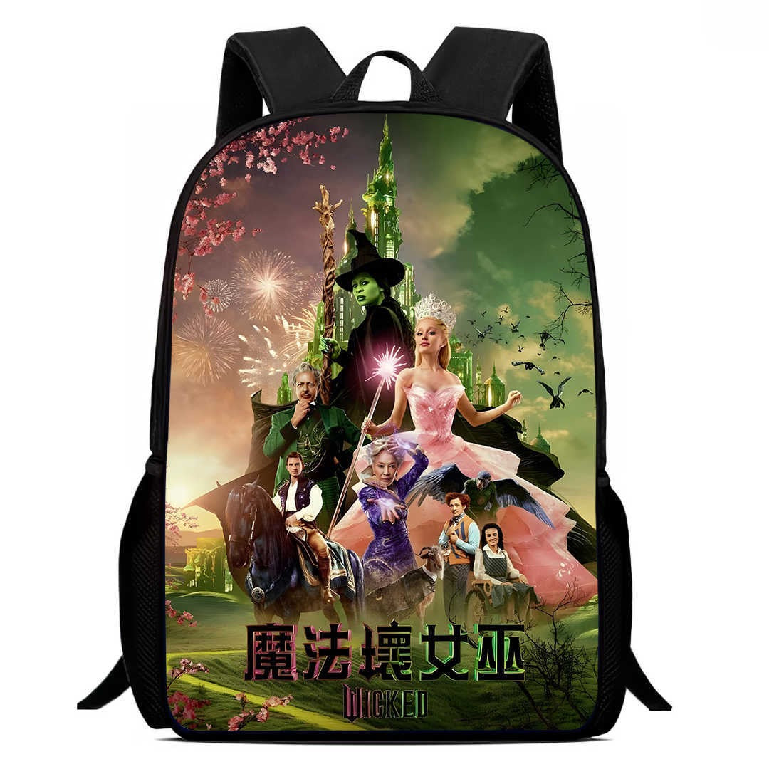 Wicked Part One Backpack School Sports Bag for Kids Boy Girl Kindergarten