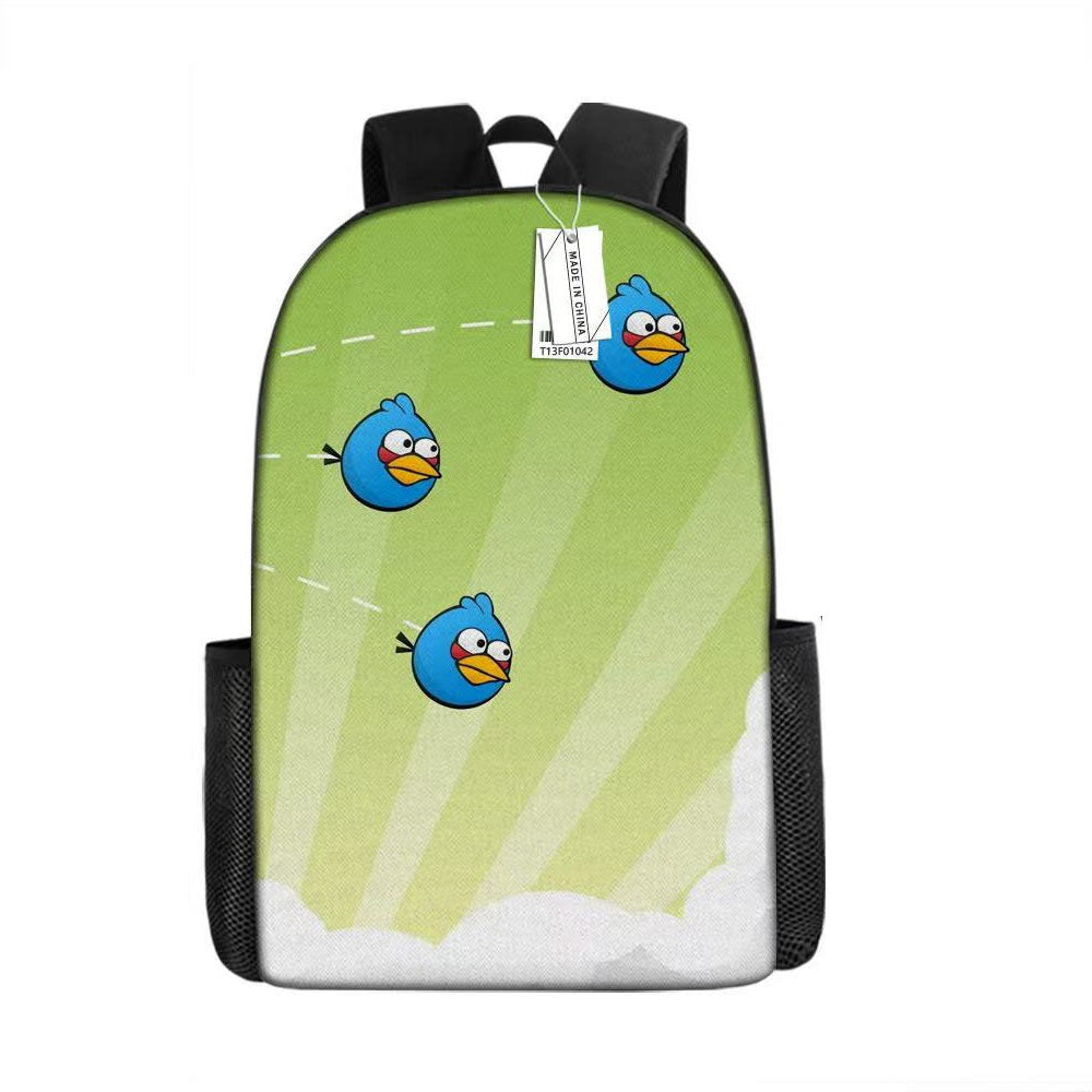 Angry Birds Backpack School Sports Bag