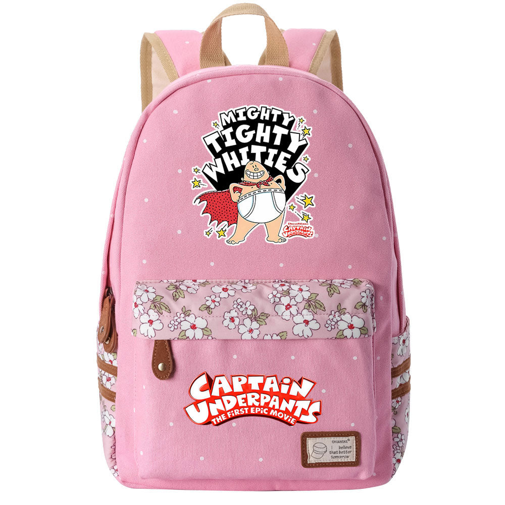 Captain Underpants Fashion Canvas Travel Backpack School Bag