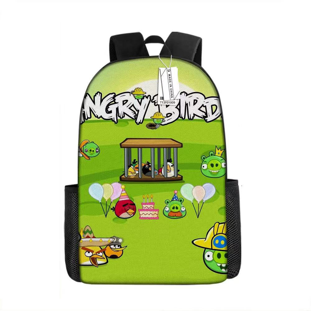 Angry Birds Backpack School Sports Bag