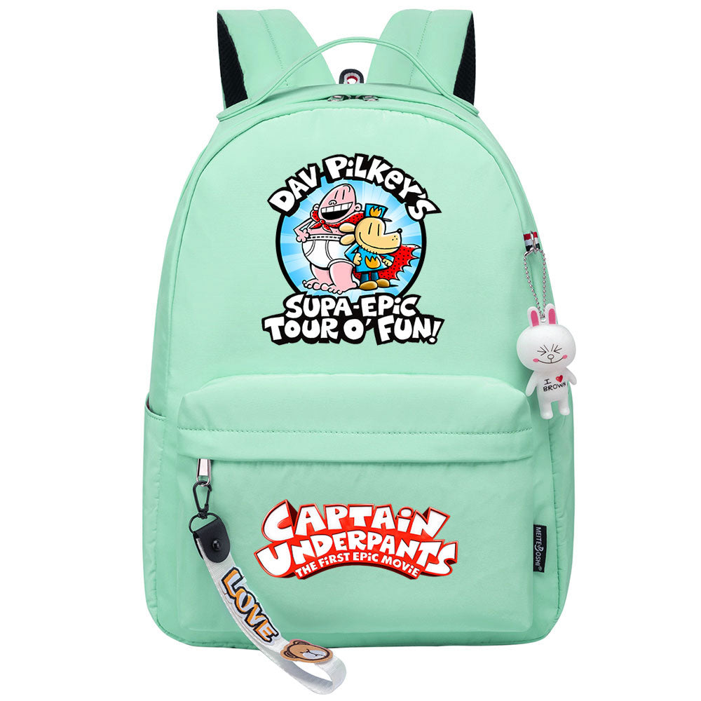 Captain Underpants Backpack Shoolbag Notebook Bag Gifts for Kids Students