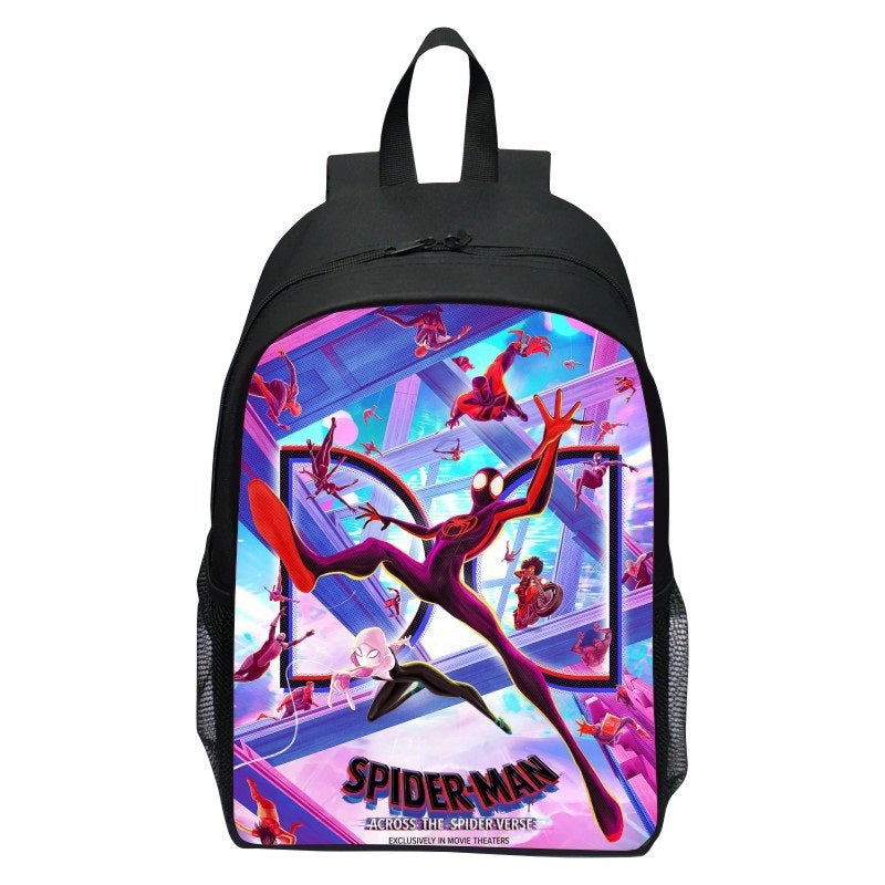 Spider Man  Across the Spider Verse  Backpack School Sports Bag for Kids Boy Girl