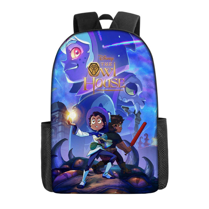 The Owl House Raine Whispers Hunter  Backpack School Sports Bag for Kids Boy Girl