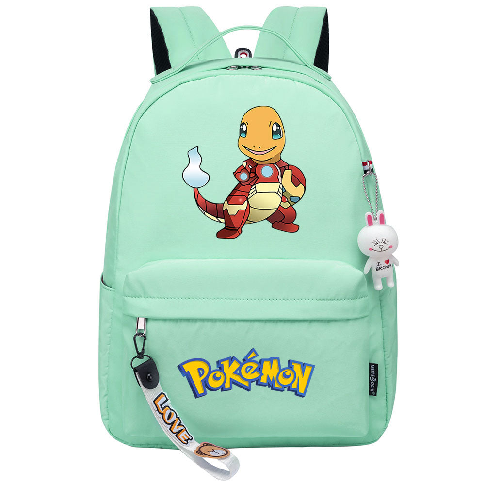 Pokemon Charmander Backpack Shoolbag Notebook Bag Gifts for Kids Students
