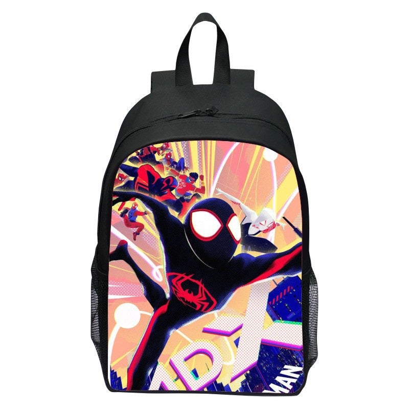 Spider Man  Across the Spider Verse  Backpack School Sports Bag for Kids Boy Girl