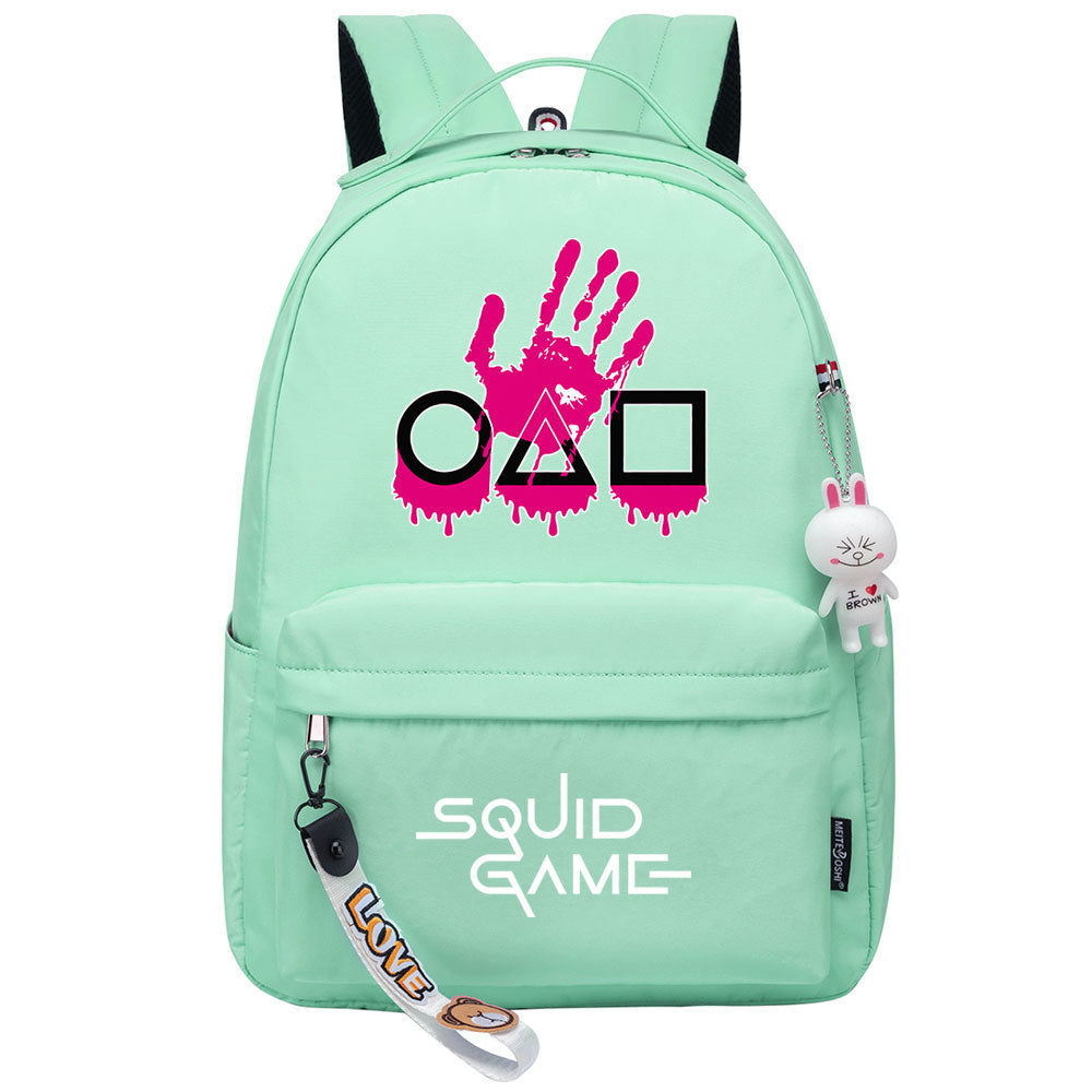 Squid Game Backpack Shoolbag Notebook Bag Gifts for Kids Students