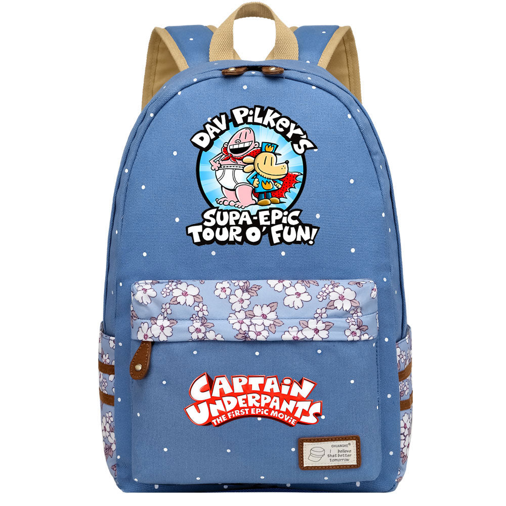 Captain Underpants Fashion Canvas Travel Backpack School Bag