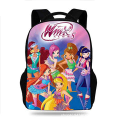 Winx Club Backpack School Sports Bag for Kids Boy Girl Kindergarten