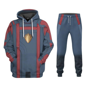 Guardians of the Galaxy 3 Star Lord Peter Quill Cosplay Hoodie Sweatshirt Sweater Unisex Zipper Jacket Coat