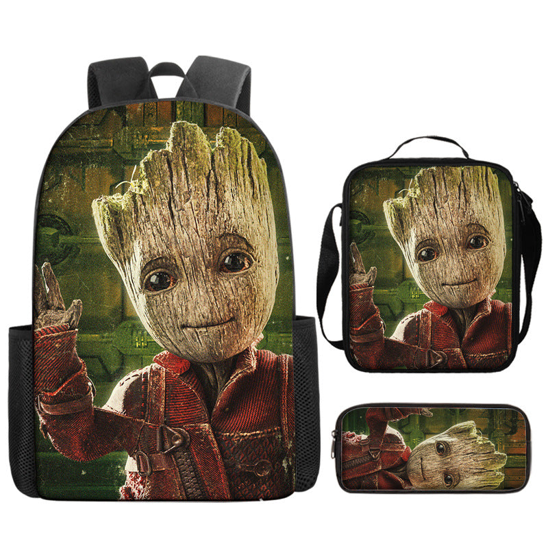 Guardians of the Galaxy Schoolbag Backpack Lunch Bag Pencil Case 3pcs Set Gift for Kids Students