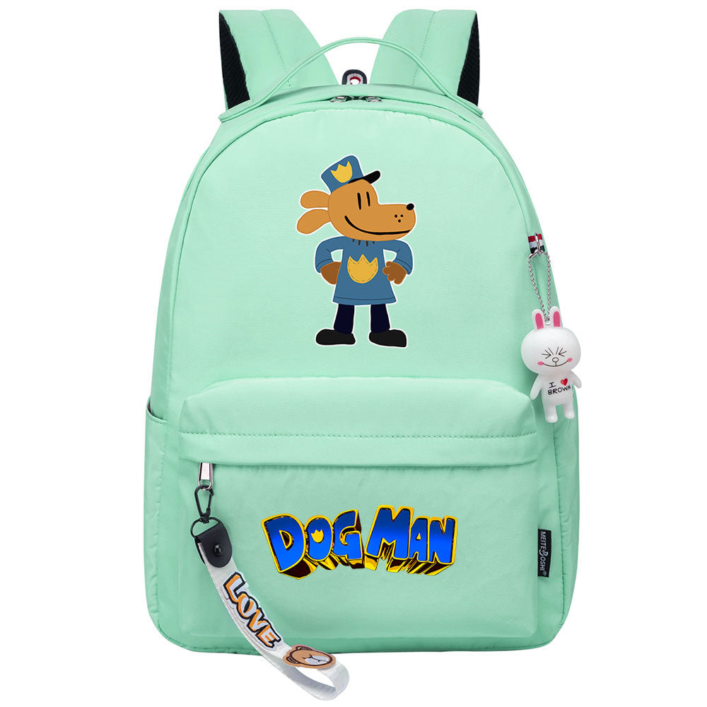 Dog Man Backpack Shoolbag Notebook Bag Gifts for Kids Students