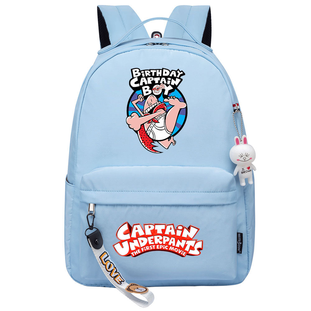 Captain Underpants Backpack Shoolbag Notebook Bag Gifts for Kids Students