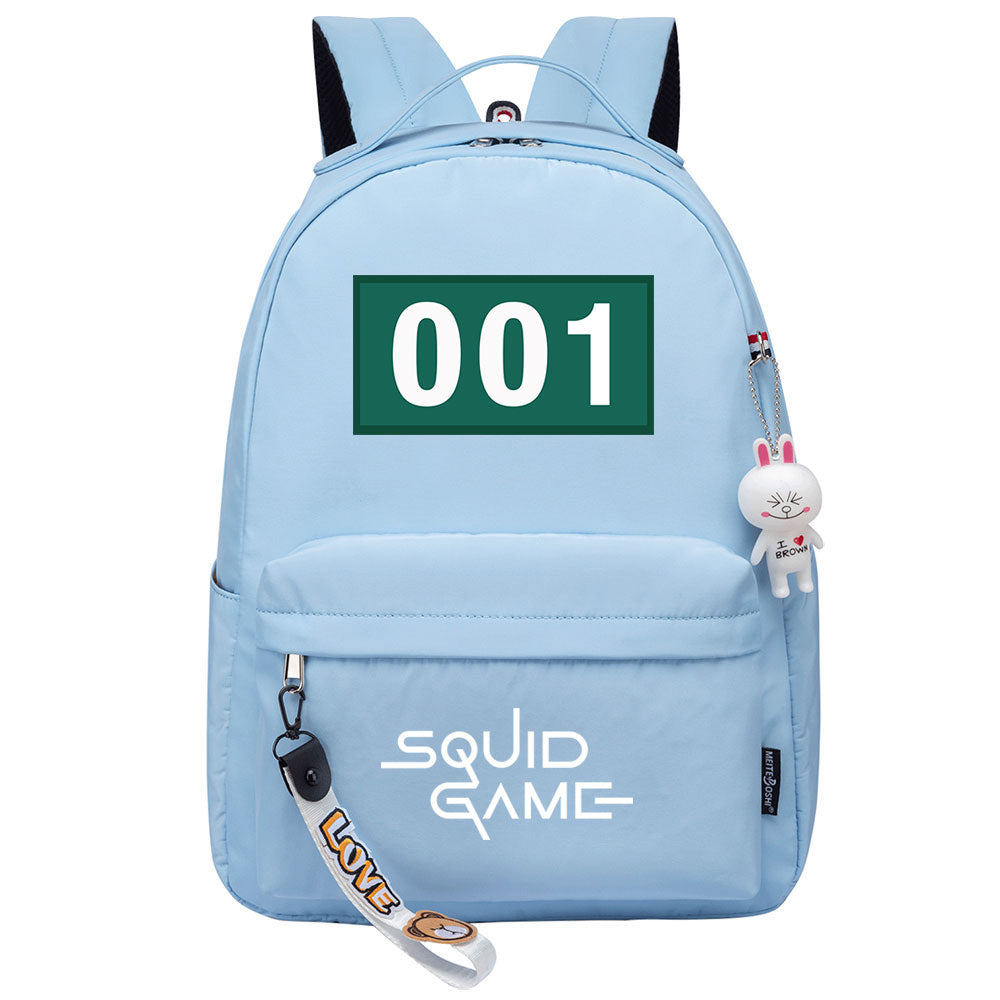 Squid Game Backpack Shoolbag Notebook Bag Gifts for Kids Students