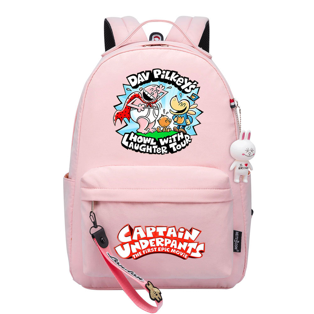 Captain Underpants Backpack Shoolbag Notebook Bag Gifts for Kids Students