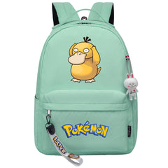 Pokemon Psyduck USB Charging Backpack Shoolbag Notebook Bag Gifts for Kids Students