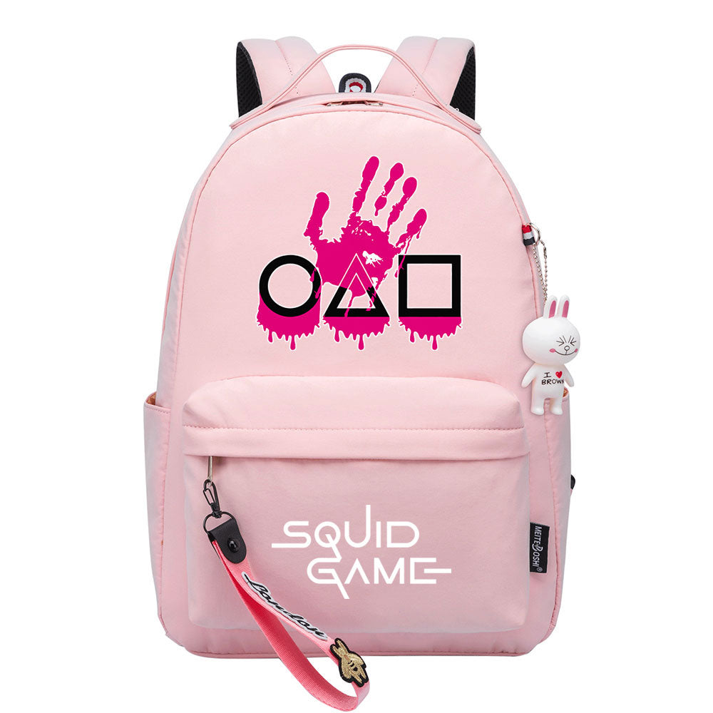 Squid Game Backpack Shoolbag Notebook Bag Gifts for Kids Students