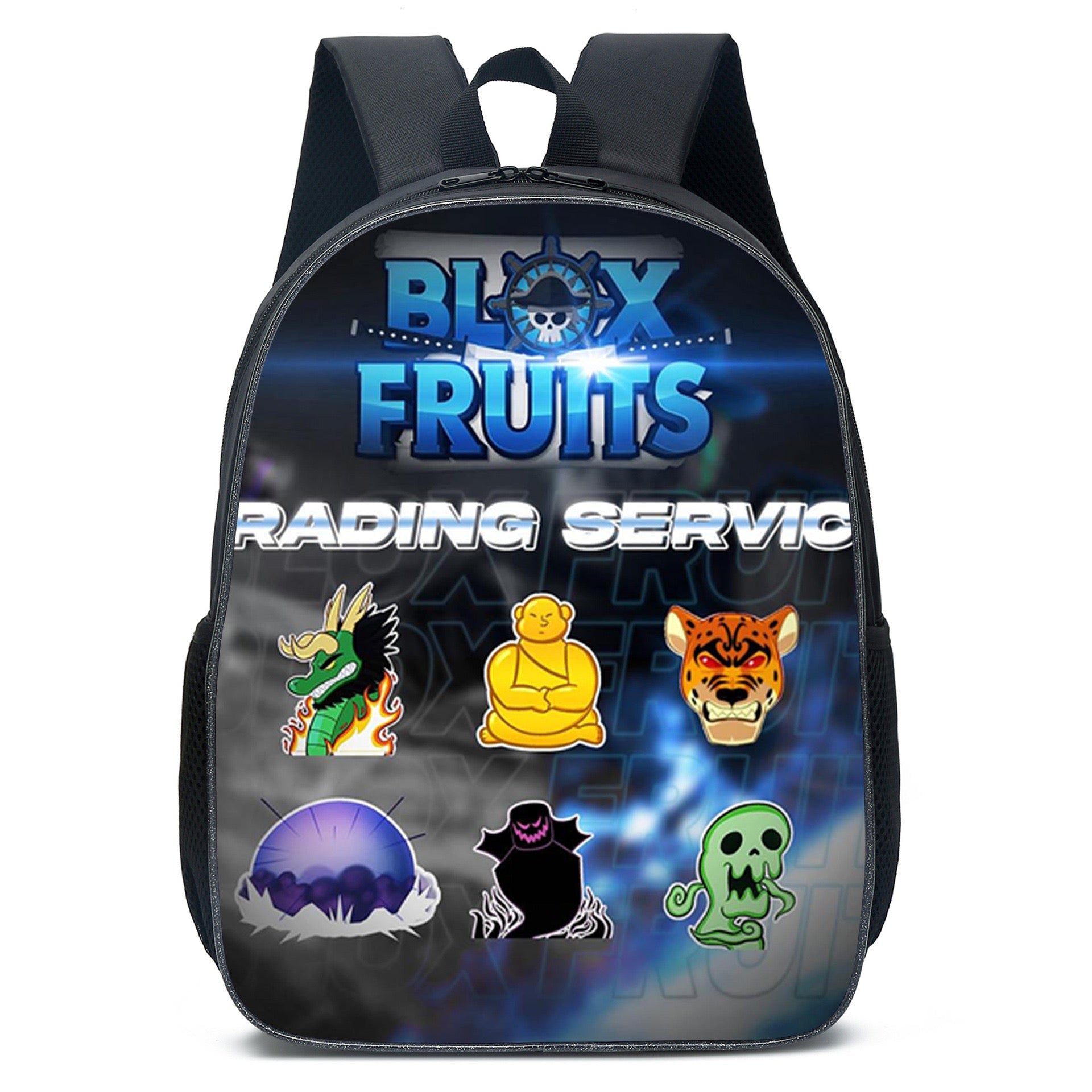 Blox Fruits Backpack School Sports Bag for Kids Boy Girl Kindergarten