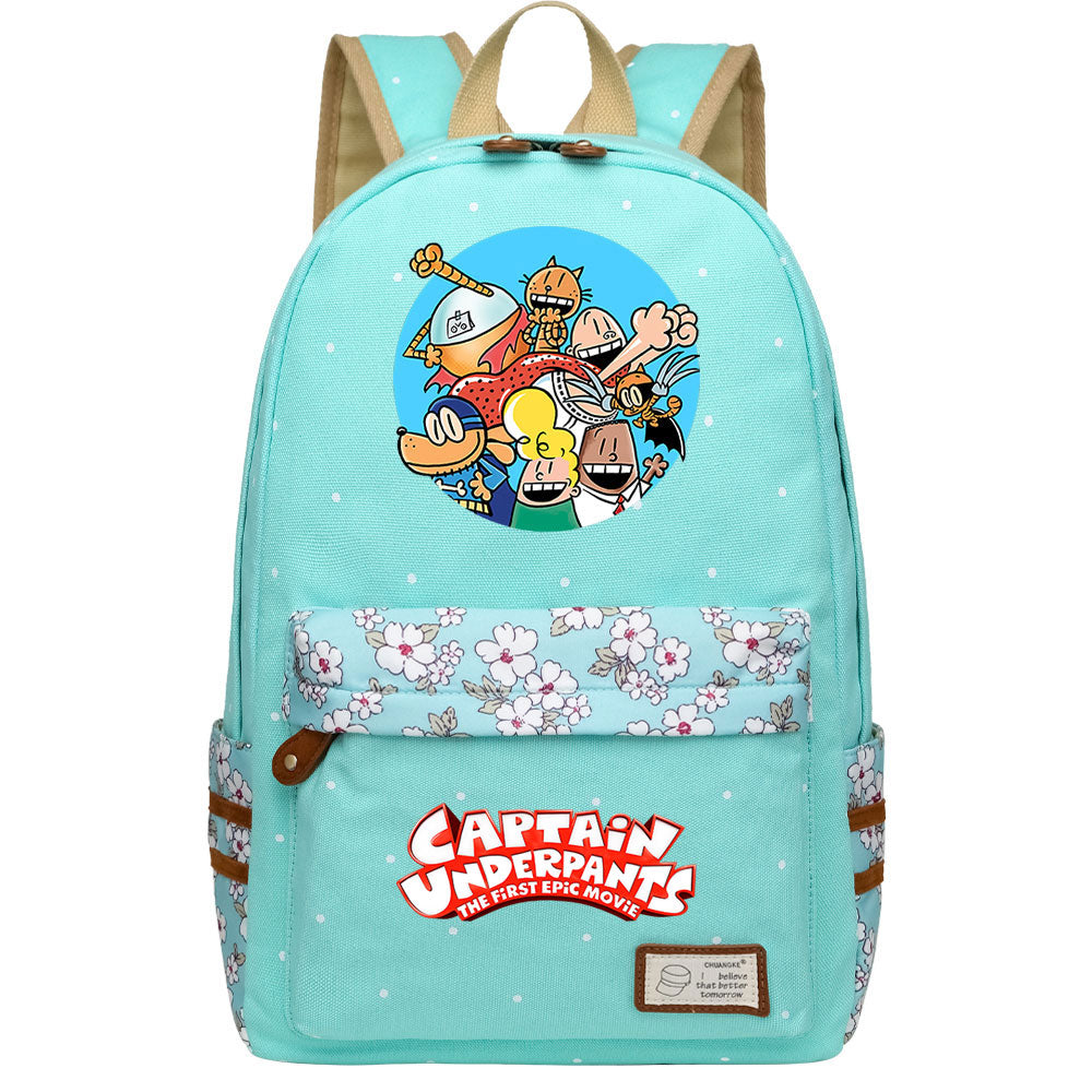 Captain Underpants Fashion Canvas Travel Backpack School Bag