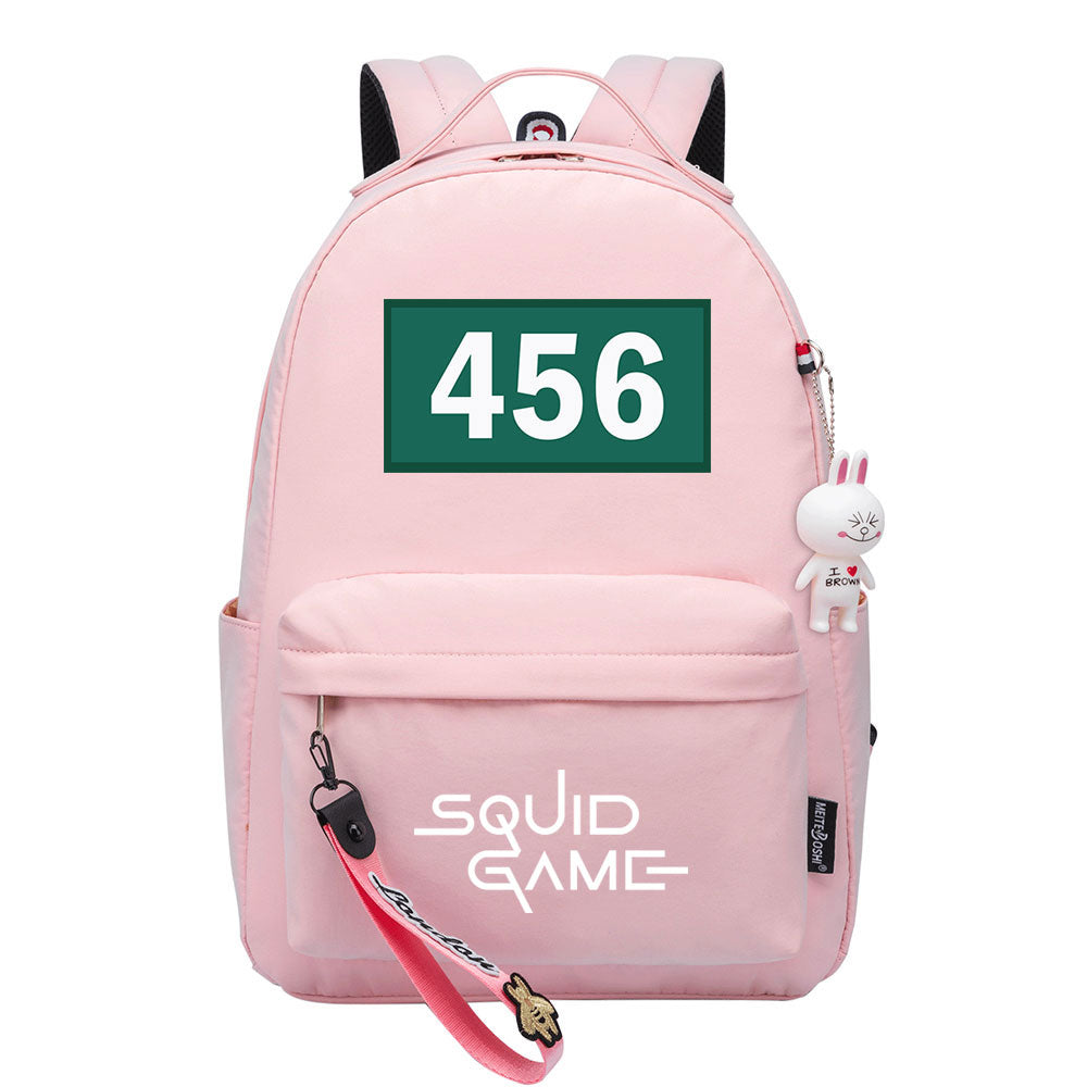 Squid Game Backpack Shoolbag Notebook Bag Gifts for Kids Students