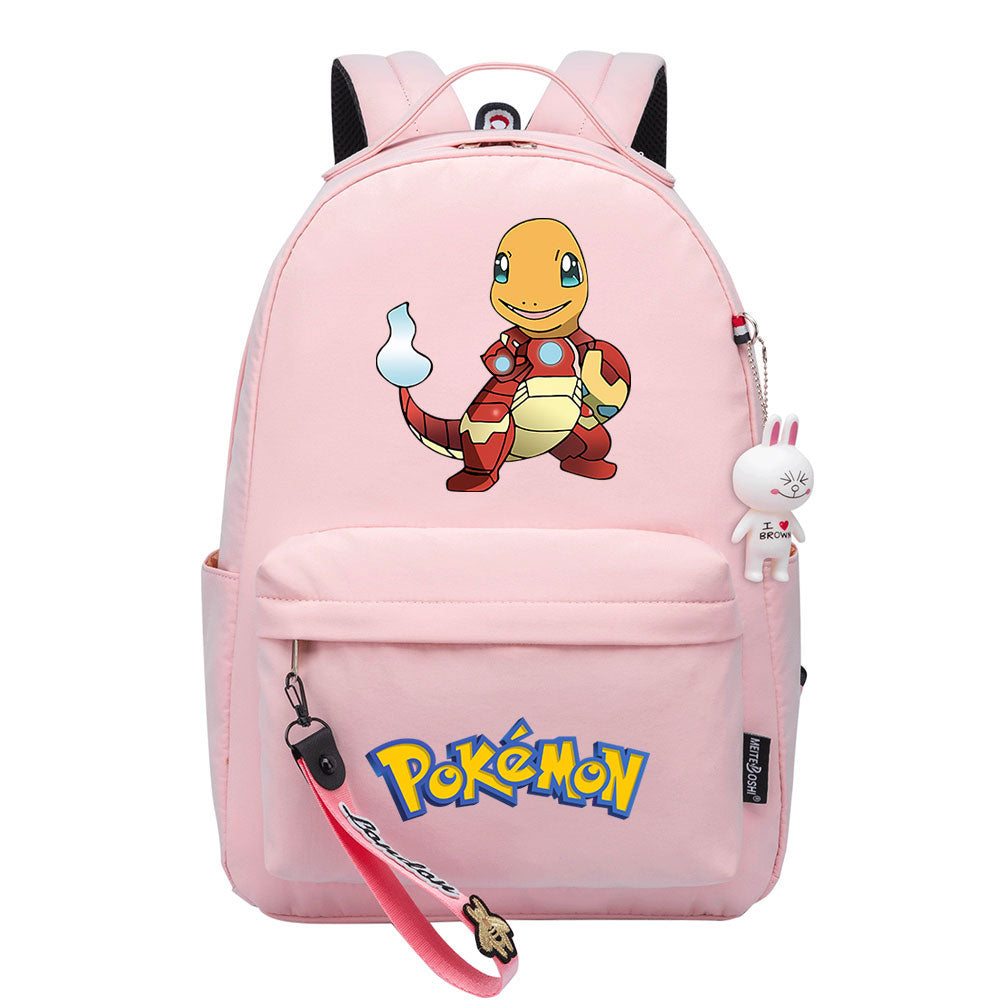 Pokemon Charmander Backpack Shoolbag Notebook Bag Gifts for Kids Students