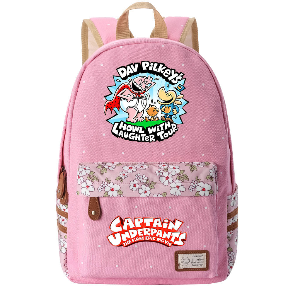 Captain Underpants Fashion Canvas Travel Backpack School Bag
