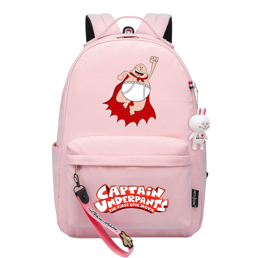 Captain Underpants Backpack Shoolbag Notebook Bag Gifts for Kids Students