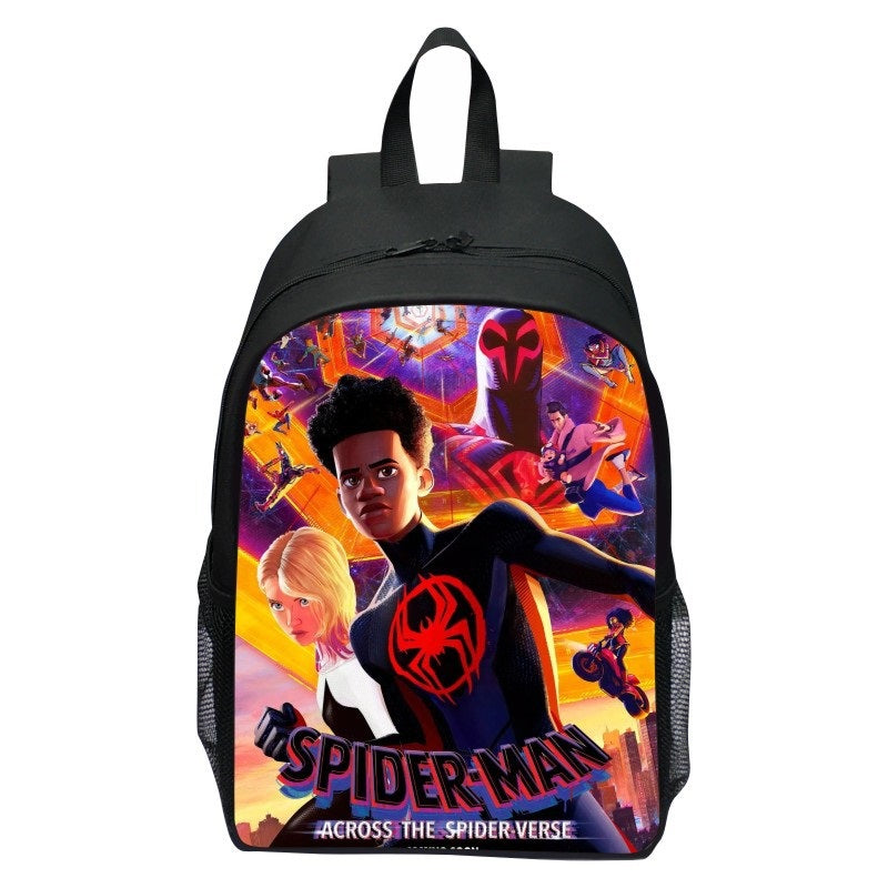 Spider Man  Across the Spider Verse  Backpack School Sports Bag for Kids Boy Girl