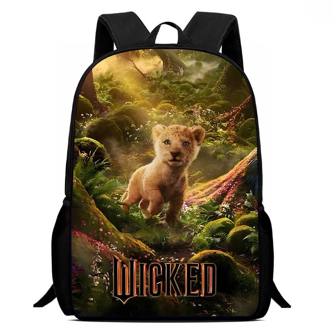 Wicked Part One Backpack School Sports Bag for Kids Boy Girl Kindergarten