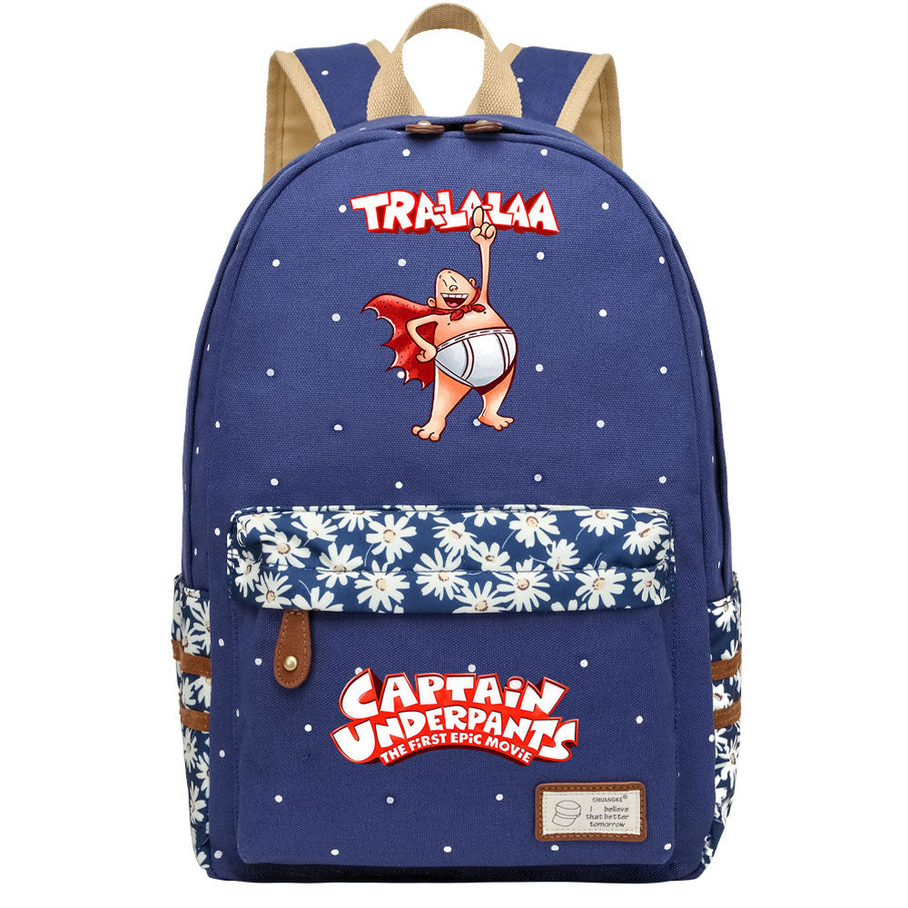 Captain Underpants Fashion Canvas Travel Backpack School Bag