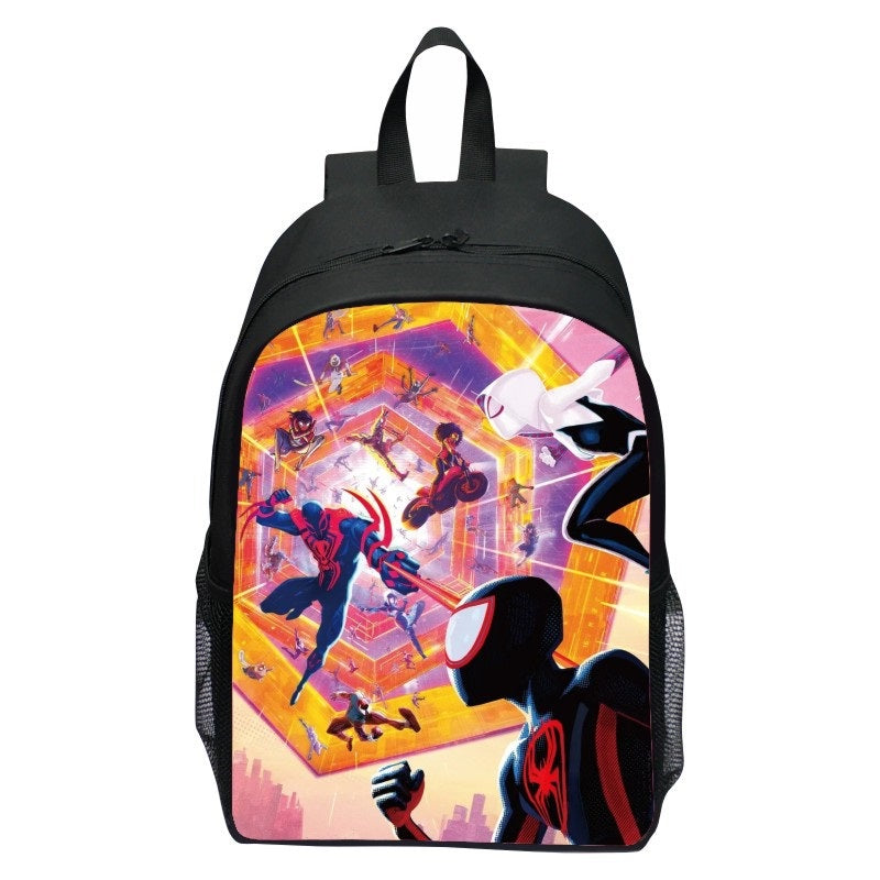 Spider Man  Across the Spider Verse  Backpack School Sports Bag for Kids Boy Girl