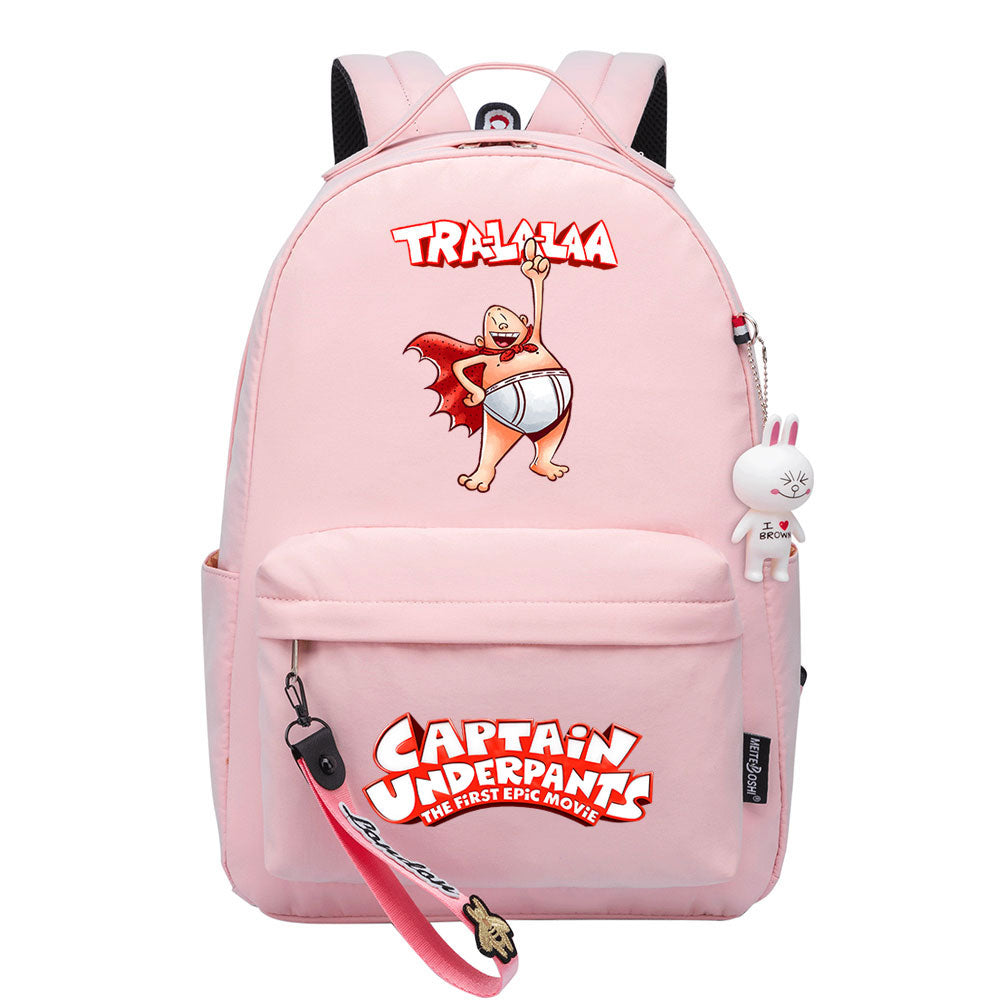 Captain Underpants Backpack Shoolbag Notebook Bag Gifts for Kids Students