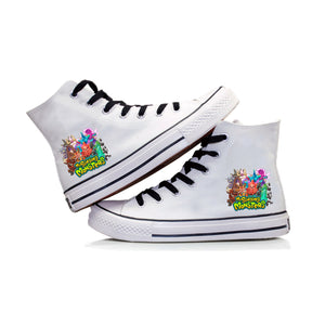 My Singing Monsters #1 Cosplay Shoes High Top Canvas Sneakers For Kids Adults