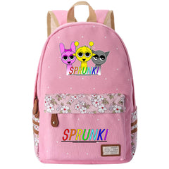 Sprunki Fashion Canvas Travel Backpack School Bag
