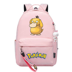 Pokemon Psyduck USB Charging Backpack Shoolbag Notebook Bag Gifts for Kids Students