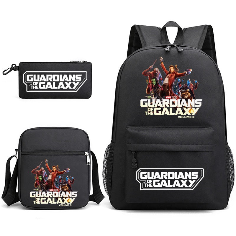 Guardians of the Galaxy SchoolBag Backpack Shoulder Bag Book Pencil Bags 3pcs Set