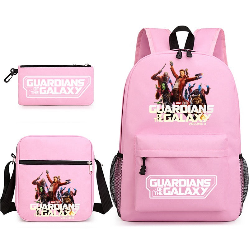 Guardians of the Galaxy SchoolBag Backpack Shoulder Bag Book Pencil Bags 3pcs Set