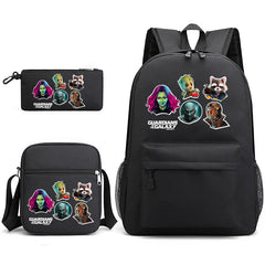 Guardians of the Galaxy SchoolBag Backpack Shoulder Bag Book Pencil Bags 3pcs Set