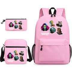 Guardians of the Galaxy SchoolBag Backpack Shoulder Bag Book Pencil Bags 3pcs Set
