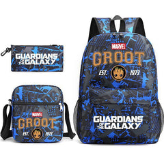 Groot SchoolBag Backpack Shoulder Bag Book Pencil Bags 3pcs Set