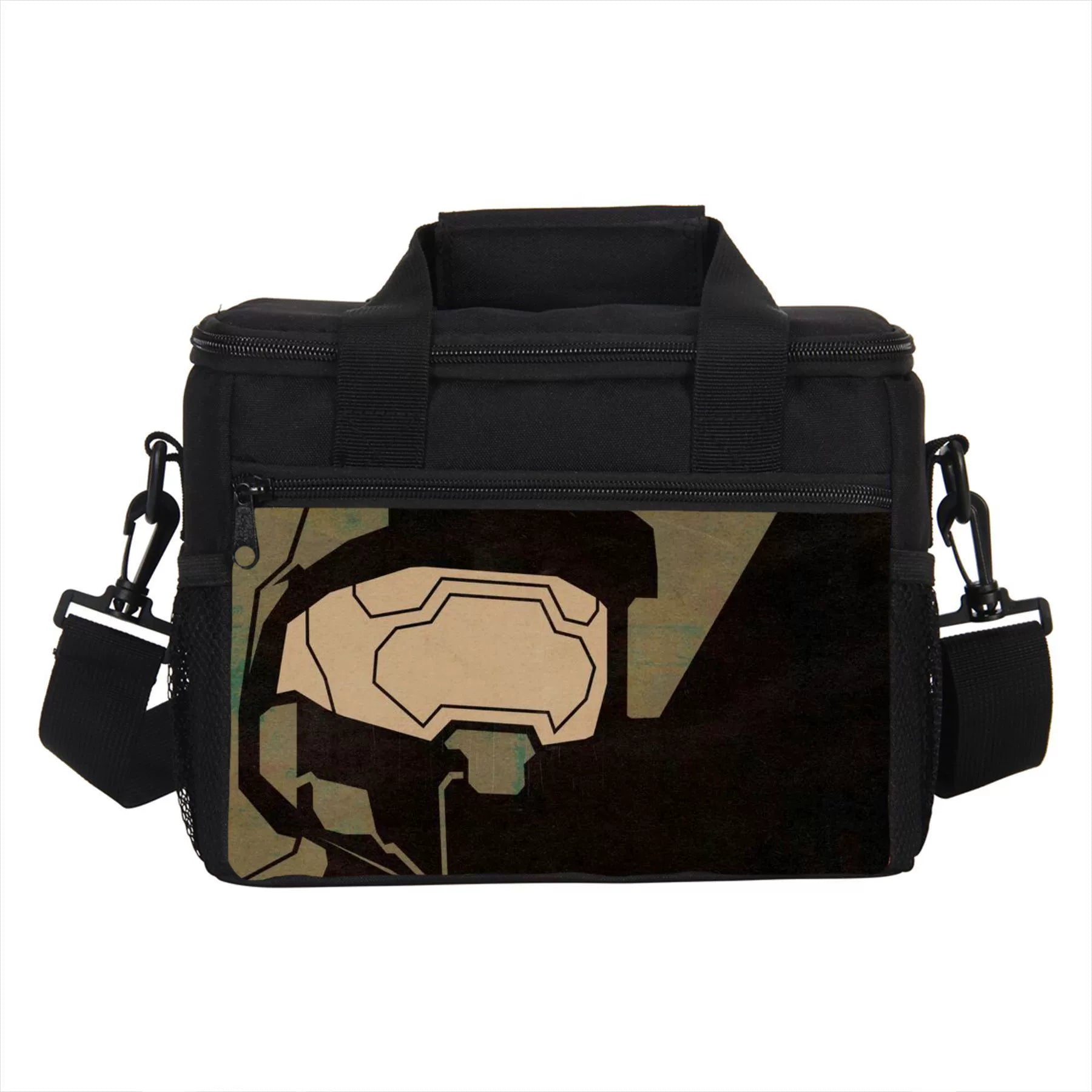 Game Halo Portable Lunch Box School Tote Storage Picnic Bag