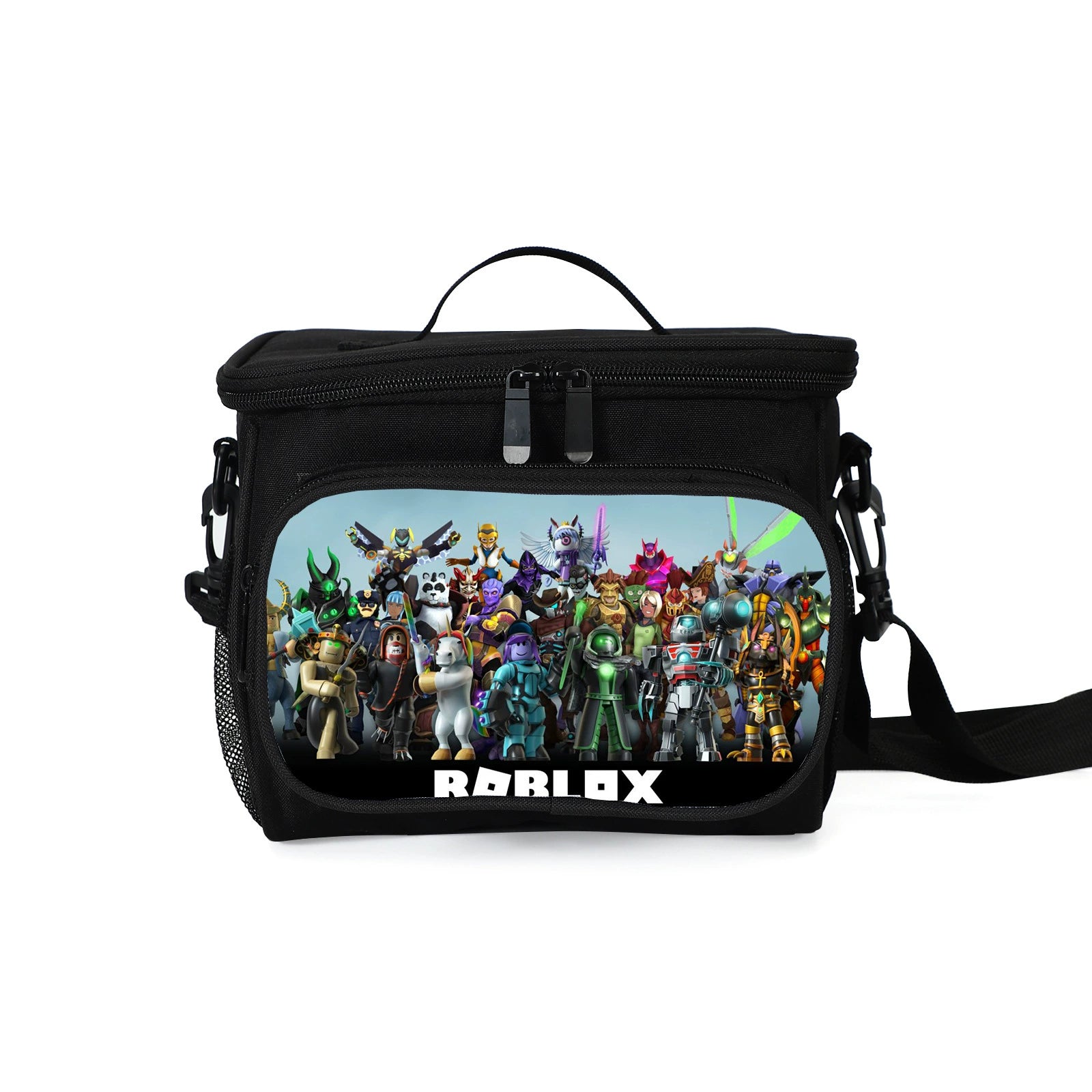 Roblox Portable Lunch Box School Tote Storage Picnic Bag