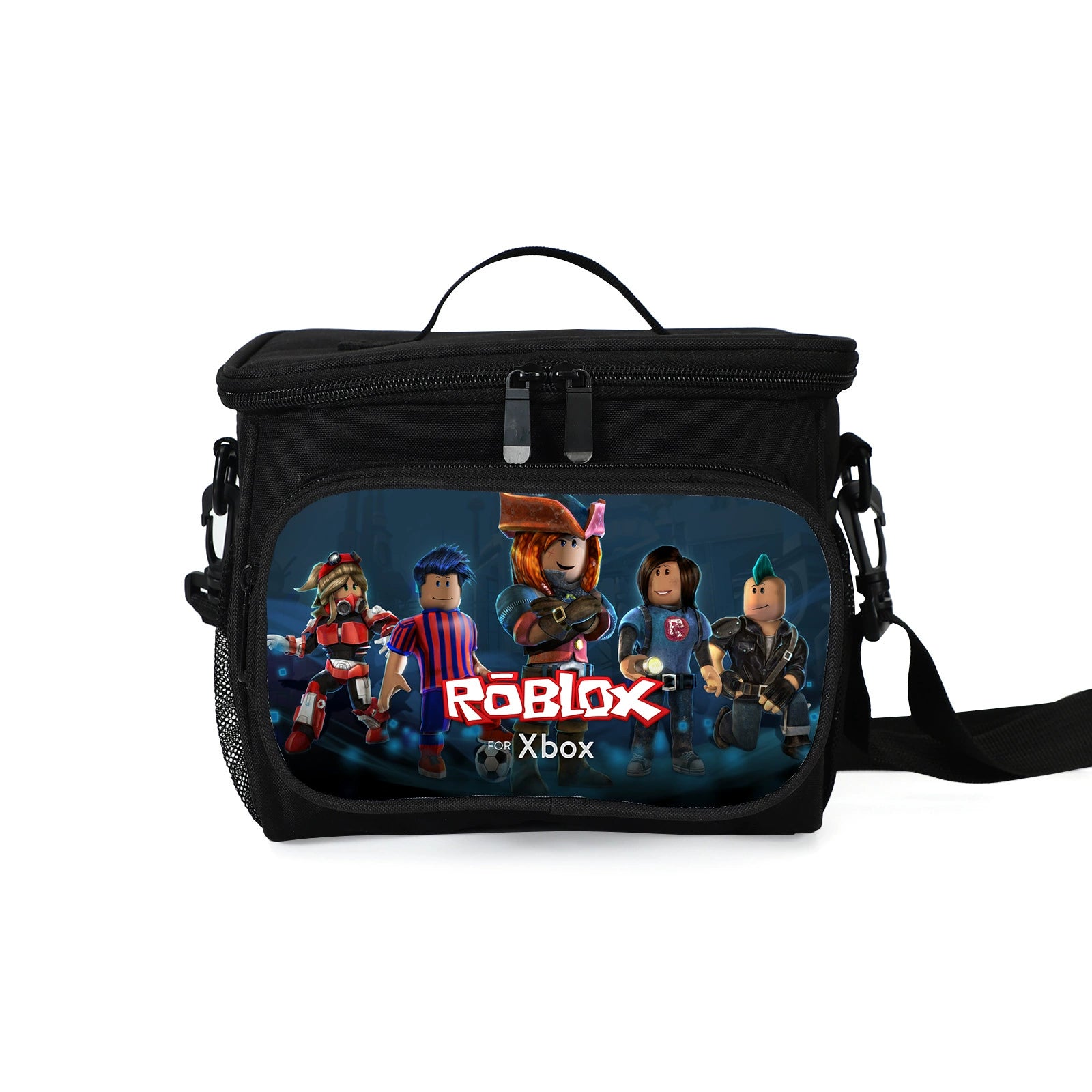 Roblox Portable Lunch Box School Tote Storage Picnic Bag