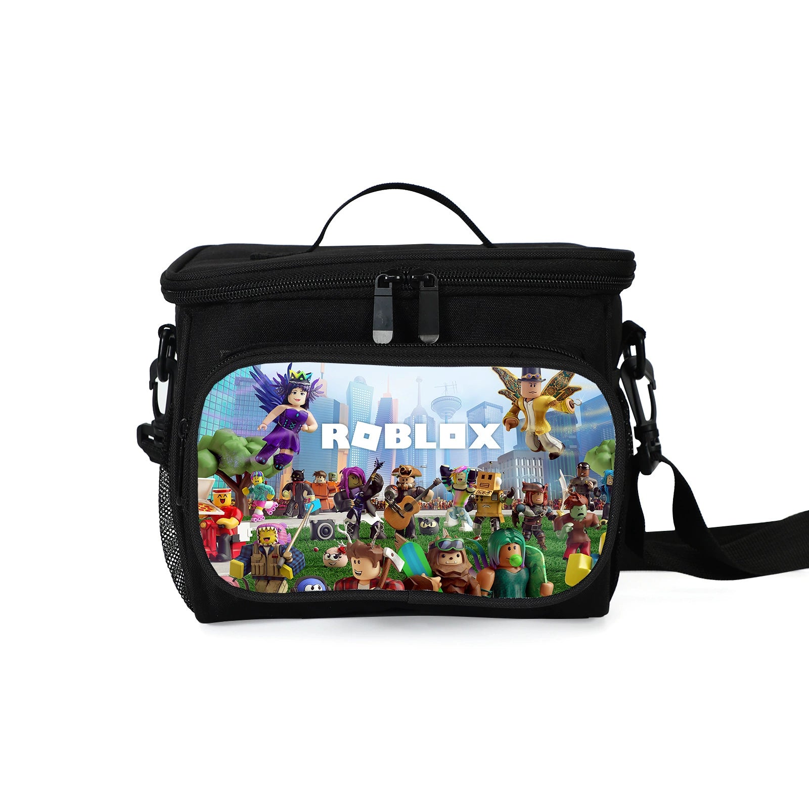 Roblox Portable Lunch Box School Tote Storage Picnic Bag