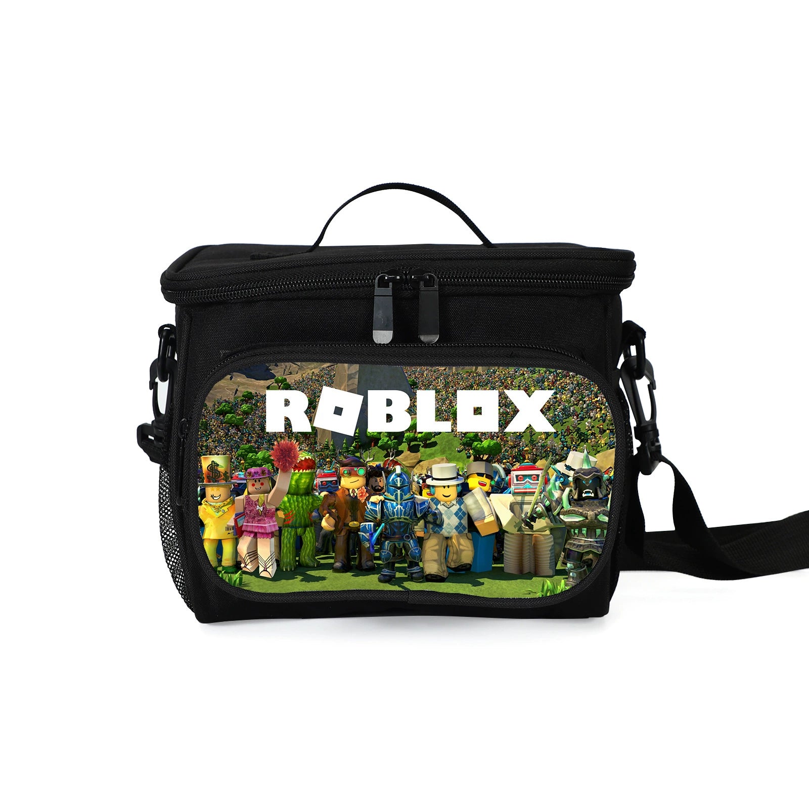 Roblox Portable Lunch Box School Tote Storage Picnic Bag